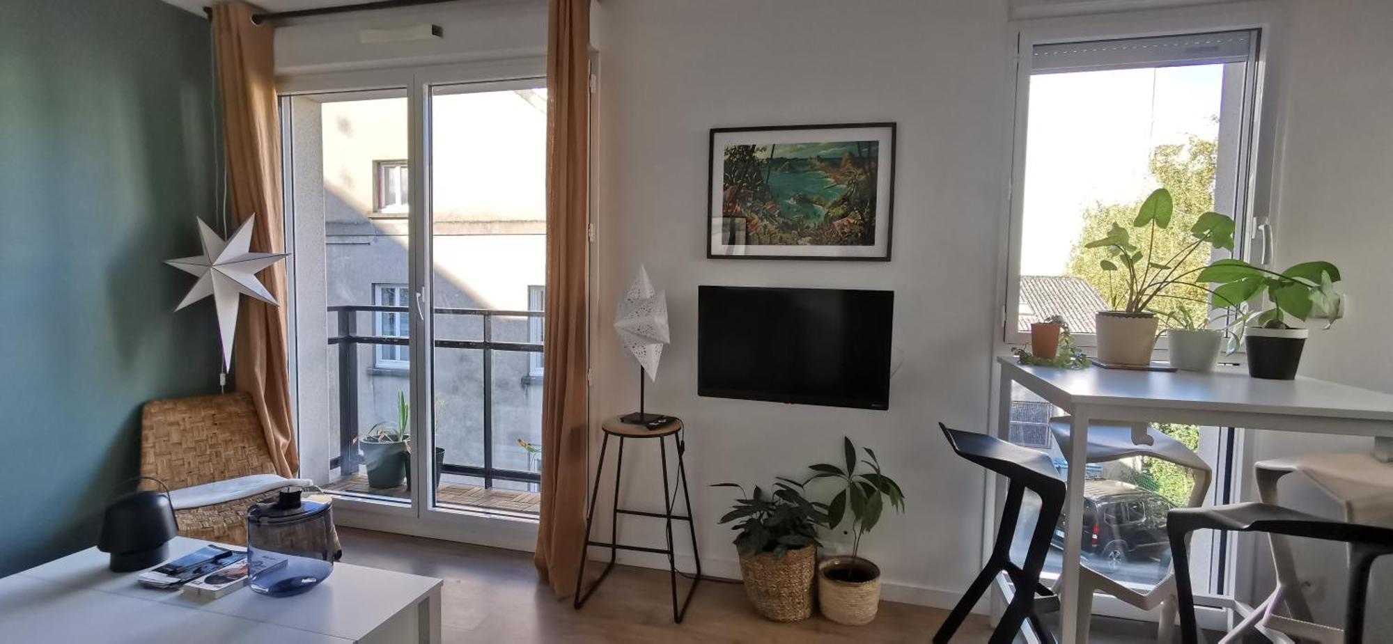 Appart T2 L'Ile De Nantes Avec Parking Prive Zewnętrze zdjęcie